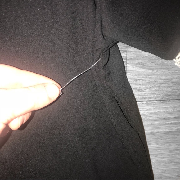 Altar’d State | Black Tunic/ Dress w/ Crochet Lace - Picture 4 of 5